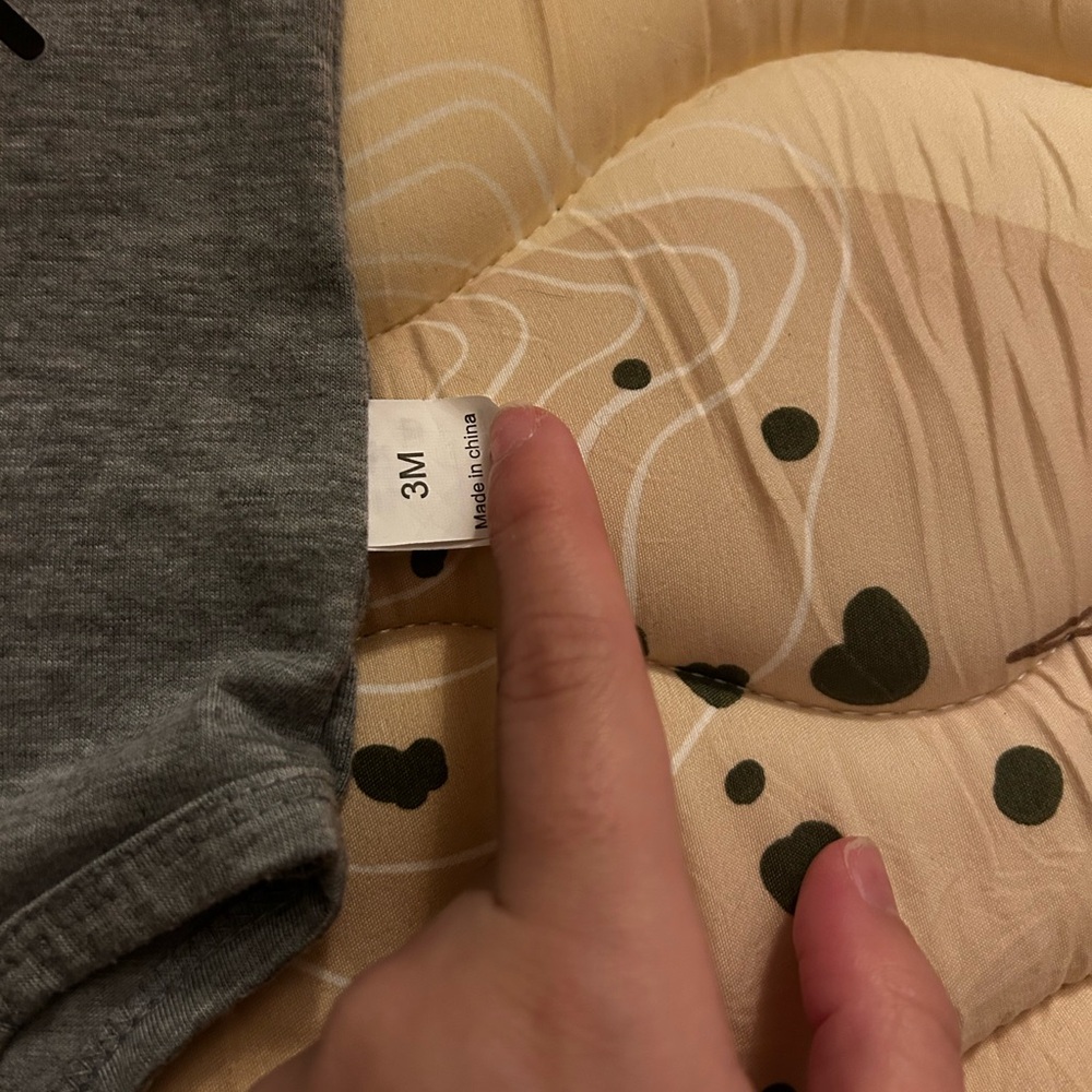 Gray Kids One Piece Bodysuit